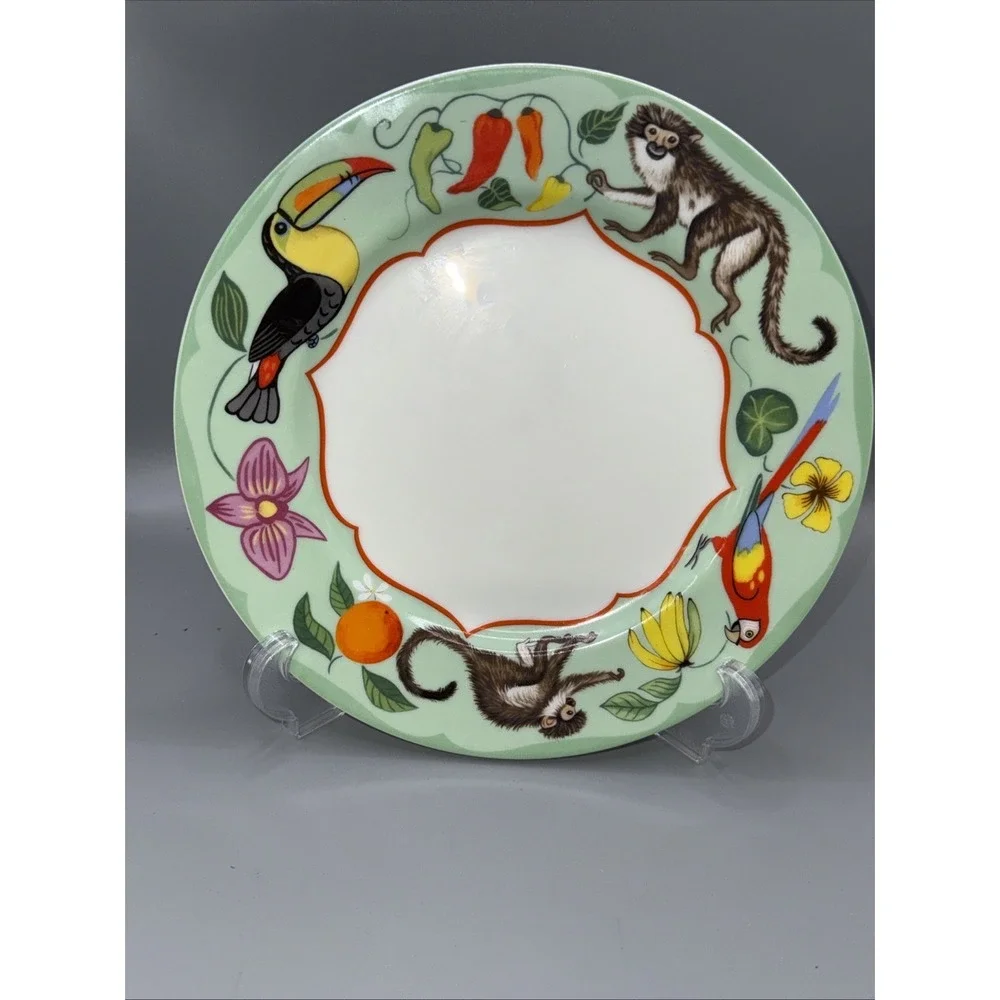 Lynn Chase Monkey Business Salad Plate 1178671
